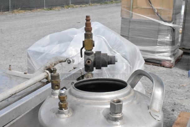 Metal Pressure Keg. No Lid. - Image 2 of 4