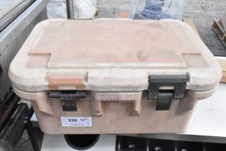 Cambro Tan Poly Catering Case.