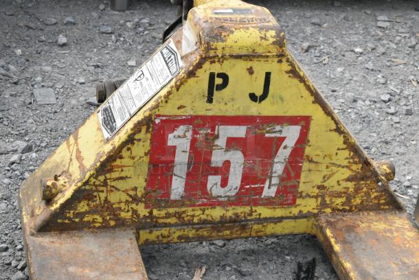 Multiton M27 Yellow Metal 5,000 Pound Capacity Pallet Jack. - Image 3 of 6