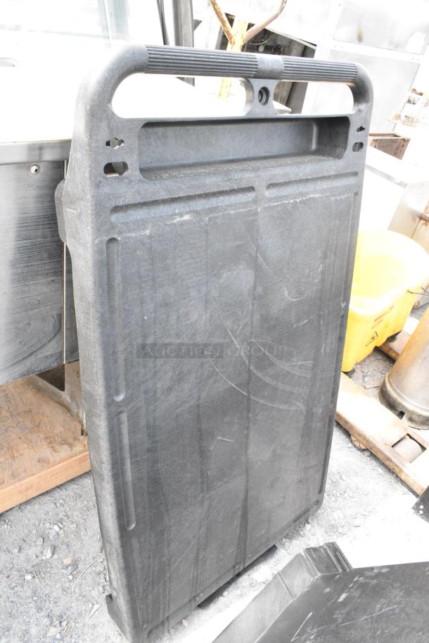Black Poly 2 Tier Cart. May Be Missing Pieces - Image 5 of 6