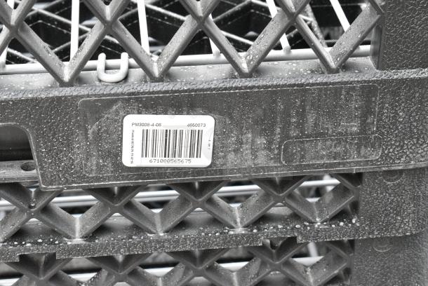 BRAND NEW SCRATCH AND DENT! Lot of 2 Vollrath PM3008-4 Traex® Plate Crate Black 30 Compartment Plate Rack - Holds 8" to 8 3/8" Plates - Image 4 of 4