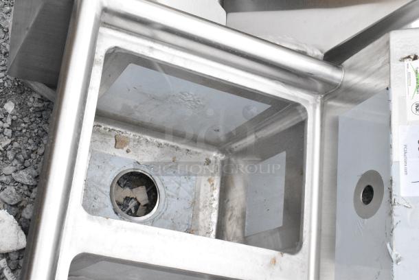 BRAND NEW SCRATCH AND DENT! Regency 600S21014 Stainless Steel 2 Bay Sink. No Legs. - Image 3 of 4