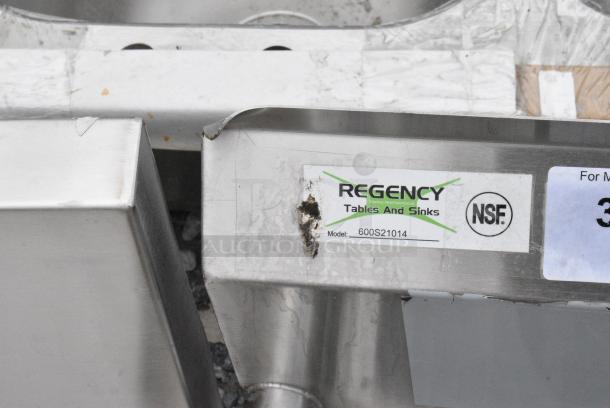 BRAND NEW SCRATCH AND DENT! Regency 600S21014 Stainless Steel 2 Bay Sink. No Legs. - Image 4 of 4