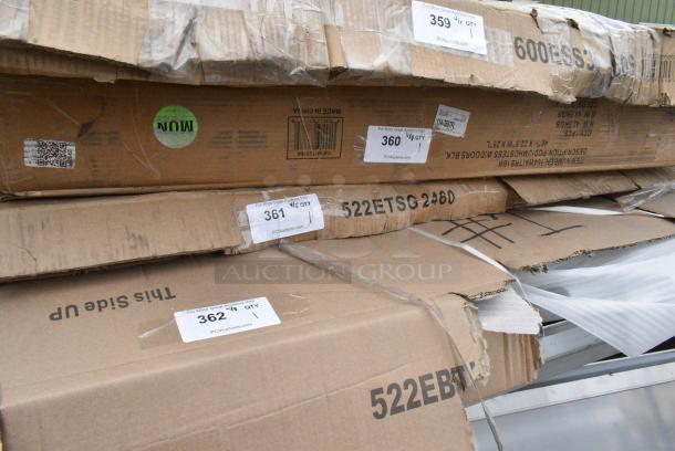 BRAND NEW SCRATCH AND DENT! Steelton 522ETSG2460 24" x 60" 18 Gauge 430 Stainless Steel Work Table with Undershelf. May Be Missing Pieces. - Image 1 of 2