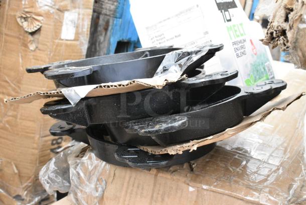 BRAND NEW SCRATCH AND DENT! Lot of 4 Lancaster Table & Seating 164STS1000 10" Cast Iron Table Base Spider - Image 2 of 4