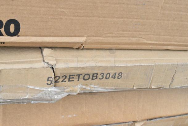 18 BRAND NEW SCRATCH AND DENT! Items Including Cambro CPPK1484480 Camshelving® Premium Stationary Post Kit 14" x 84", 600TSB2460S Regency 24" x 60" 16-Gauge Stainless Steel Commercial Work Table with 4" Backsplash and Undershelf, Metro XTR2460XE Metromax iQ Drying Rack for Cutting Boards, Pans, and Trays 24" x 60" x 6", 522ETOB3048 Steelton 30" x 48" 18-Gauge 430 Stainless Steel Open Base Work Table, 522TUS2460 Steelton Adjustable Galvanized Steel Undershelf for 24" x 60" Work Tables. 18 Times Your Bid! May Be Missing Pieces - Image 15 of 16