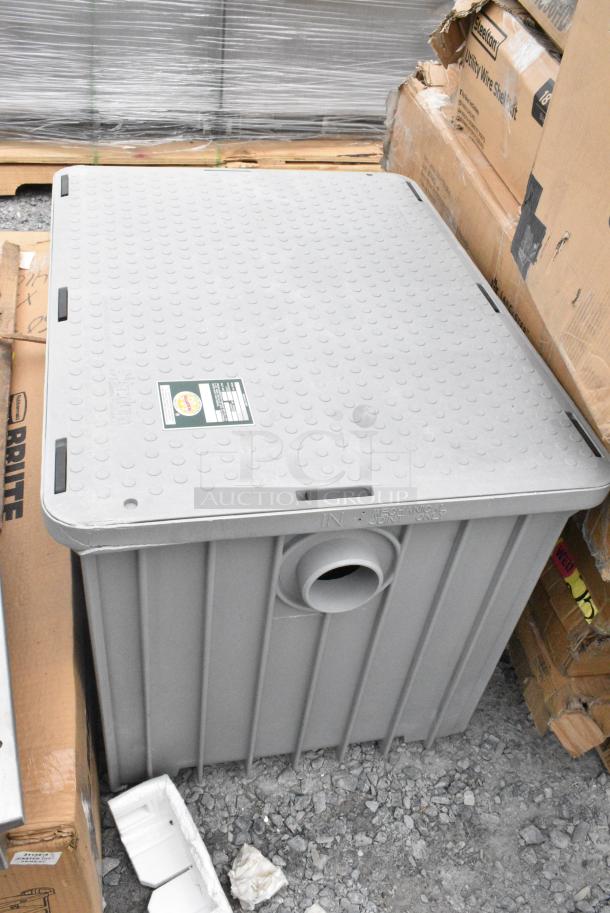 2 BRAND NEW SCRATCH AND DENT! Items Including Endura 3925A02LO Lo-Pro 50 lb. 25 GPM Low Profile Grease Trap with 2" Hub 4543925A02LO and Endura 3950A03 100 lb. 50 GPM Grease Trap with 3" Hub 4543950A03. 2 Times Your Bid! - Image 4 of 5