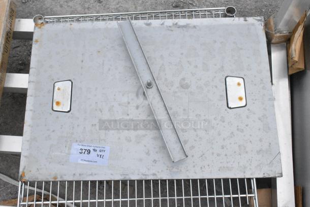 ALL ONE MONEY! Lot of Metal Panel and Wire Shelf. - Image 2 of 4