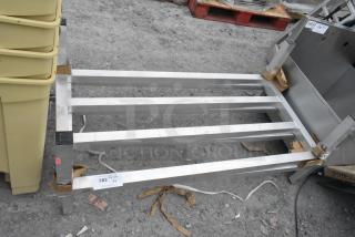 2 BRAND NEW SCRATCH AND DENT! Regency 600DUN24488 48" x 24" x 8" Aluminum Dunnage Rack - 1780 lb. Capacity. 2 Times Your Bid!
