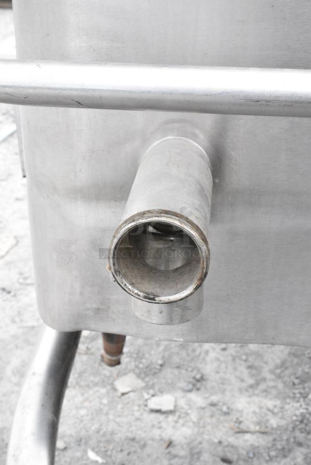 Groen P-40G Eclipse Stainless Steel Commercial Floor Style Natural Gas Powered 40 Gallon Tilting Braising Pan. 144,000 BTU. - Image 6 of 16