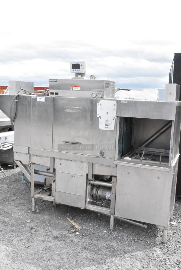 Hobart CCS76A Stainless Steel Commercial Floor Style Conveyor Dishwasher. 480 Volts, 3 Phase - Image 3 of 11