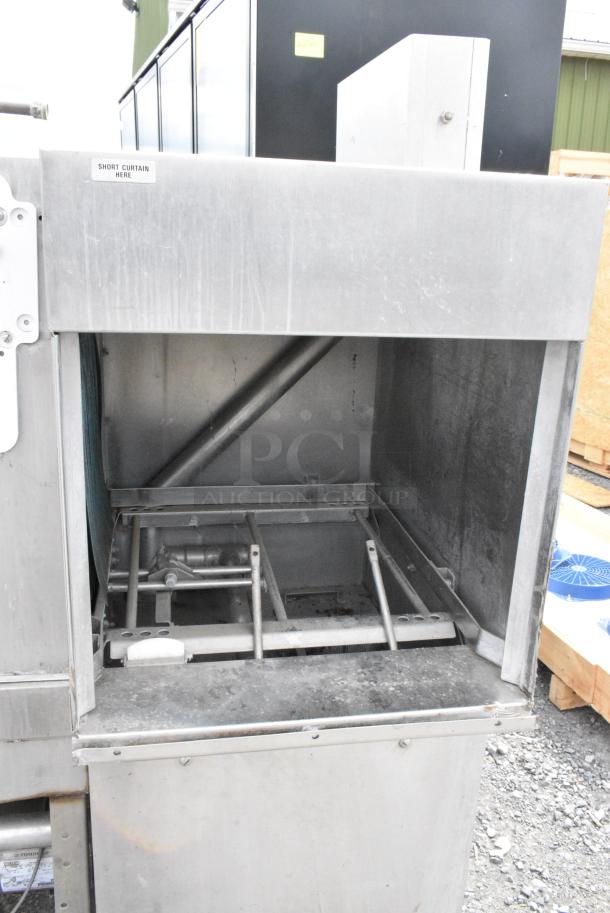 Hobart CCS76A Stainless Steel Commercial Floor Style Conveyor Dishwasher. 480 Volts, 3 Phase - Image 5 of 11