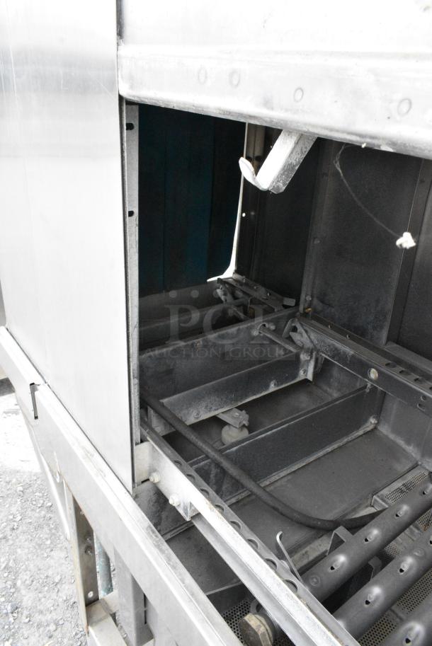Hobart CCS76A Stainless Steel Commercial Floor Style Conveyor Dishwasher. 480 Volts, 3 Phase - Image 8 of 11
