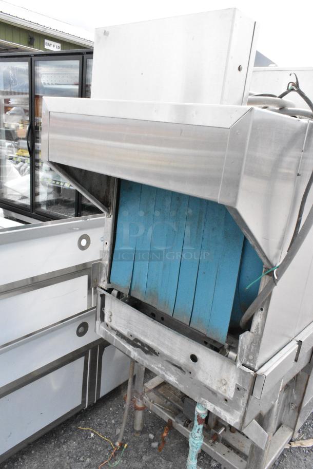 Hobart CCS76A Stainless Steel Commercial Floor Style Conveyor Dishwasher. 480 Volts, 3 Phase - Image 10 of 11