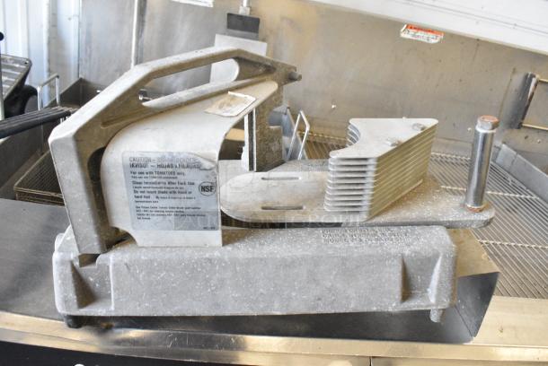 Metal Countertop Tomato Slicer. - Image 1 of 9