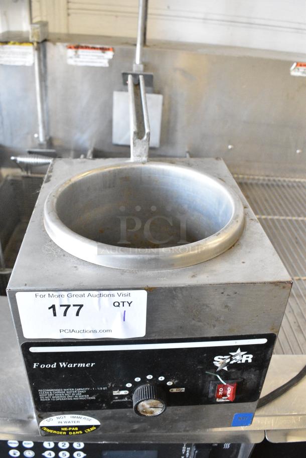 Star 3W Stainless Steel Commercial Countertop Single Well Food Warmer. 120 Volts, 1 Phase. Tested and Does Not Power On - Image 1 of 8