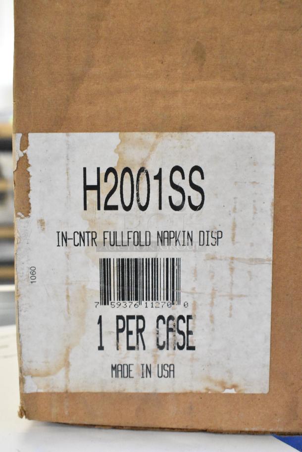 3 BRAND NEW SCRATCH AND DENT! H2001SS  Metal Napkin Dispenser. 3 Times Your Bid! - Image 5 of 5