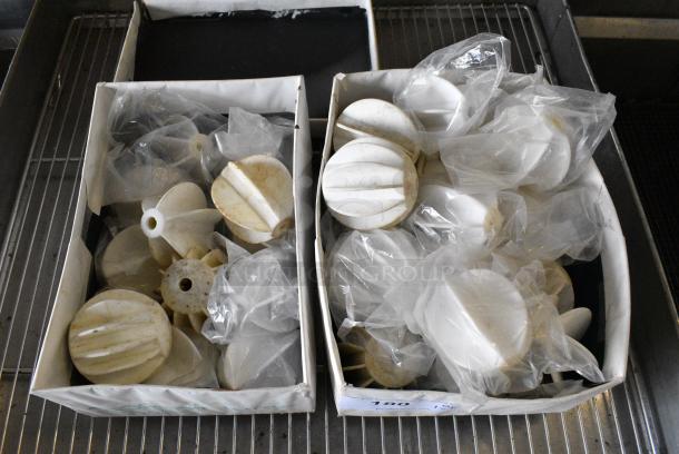 ALL ONE MONEY! Lot of 2 Boxes of Various Items Including Pieces to Dry Dispensers. - Image 1 of 8