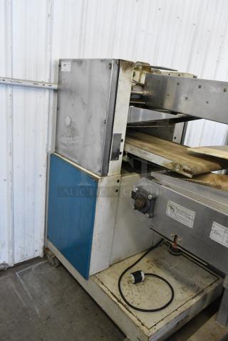 Polin Metal Commercial Floor Style Bagel Depositor Machine. Goes GREAT w/ Lot 198! 240 Volts, 3 Phase.