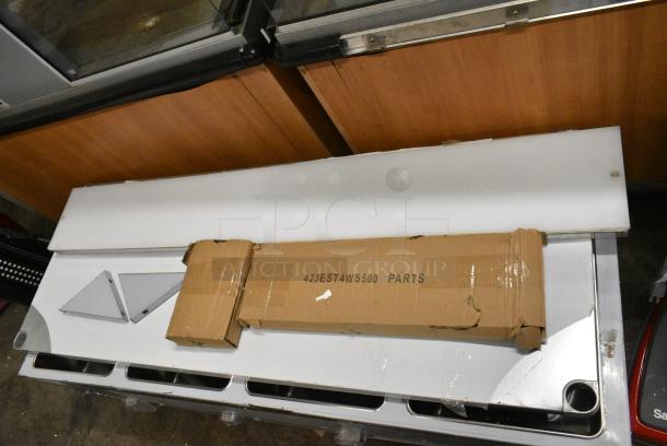 BRAND NEW SCRATCH AND DENT! 2024 ServIt 423EST4WS500 Stainless Steel Four Pan Sealed Well Electric Steam Table with Adjustable Undershelf. 120 Volts, 1 Phase. Cannot Test Due To Plug Style - Image 10 of 20