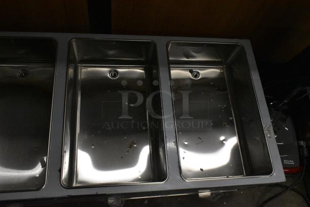 BRAND NEW SCRATCH AND DENT! 2024 ServIt 423EST4WS500 Stainless Steel Four Pan Sealed Well Electric Steam Table with Adjustable Undershelf. 120 Volts, 1 Phase. Cannot Test Due To Plug Style - Image 17 of 20