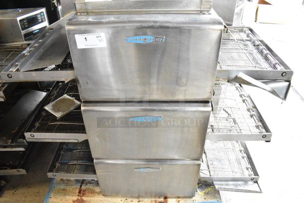 3 2017 Turbochef HhC2020 Stainless Steel Commercial Electric Powered Rapid Cook Conveyor Oven w/ Stand on Commercial Casters. 208/240 Volts, 3 Phase. 3 Times Your Bid! - Image 4 of 18