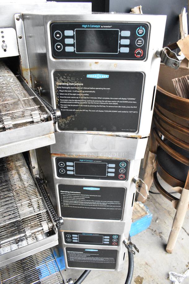 3 2017 Turbochef HhC2020 Stainless Steel Commercial Electric Powered Rapid Cook Conveyor Oven w/ Stand on Commercial Casters. 208/240 Volts, 3 Phase. 3 Times Your Bid! - Image 8 of 18