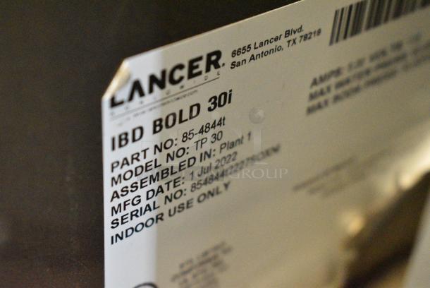 2022 Scotsman NH0622A-1B Stainless Steel Commercial Ice Head on 2022 Lancer TP30 Beverage Dispenser. 115 Volts, 1 Phase. - Image 10 of 13