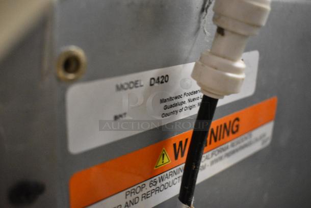 Manitowoc IYT0620A-161X Stainless Steel Commercial Ice Head on Manitowoc D420 Commercial Ice Bin. 115 Volts, 1 Phase. - Image 9 of 10