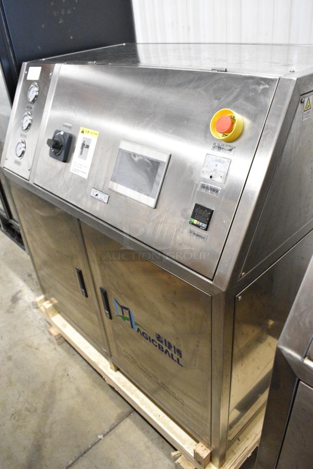 BRAND NEW SCRATCH AND DENT! Magicball Stainless Steel Commercial Floor Style Dry Ice Pelletizer. 400-690 Volts, 3 Phase. - Image 3 of 16