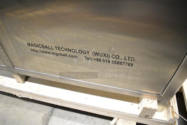 BRAND NEW SCRATCH AND DENT! Magicball Stainless Steel Commercial Floor Style Dry Ice Pelletizer. 400-690 Volts, 3 Phase. - Image 5 of 16