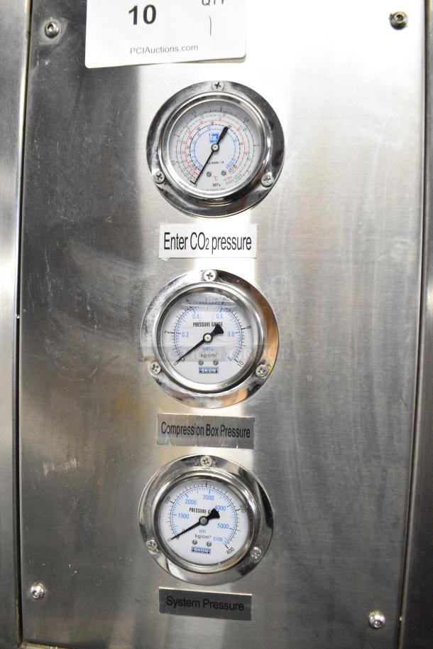 BRAND NEW SCRATCH AND DENT! Magicball Stainless Steel Commercial Floor Style Dry Ice Pelletizer. 400-690 Volts, 3 Phase. - Image 6 of 16