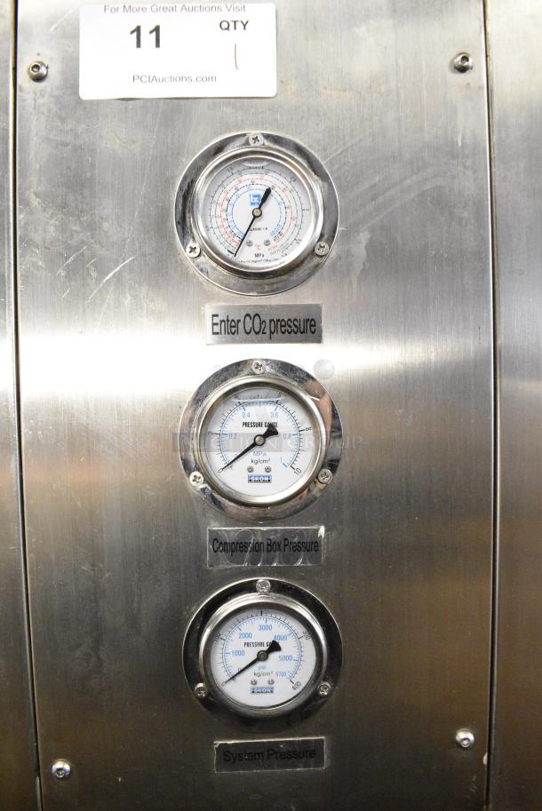 BRAND NEW SCRATCH AND DENT! Magicball Stainless Steel Commercial Floor Style Dry Ice Pelletizer. 400-690 Volts, 3 Phase. - Image 3 of 14