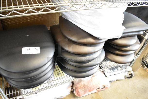 BRAND NEW SCRATCH AND DENT! Lot of 23 Seat Cushions Including Black and Brown - Image 1 of 5