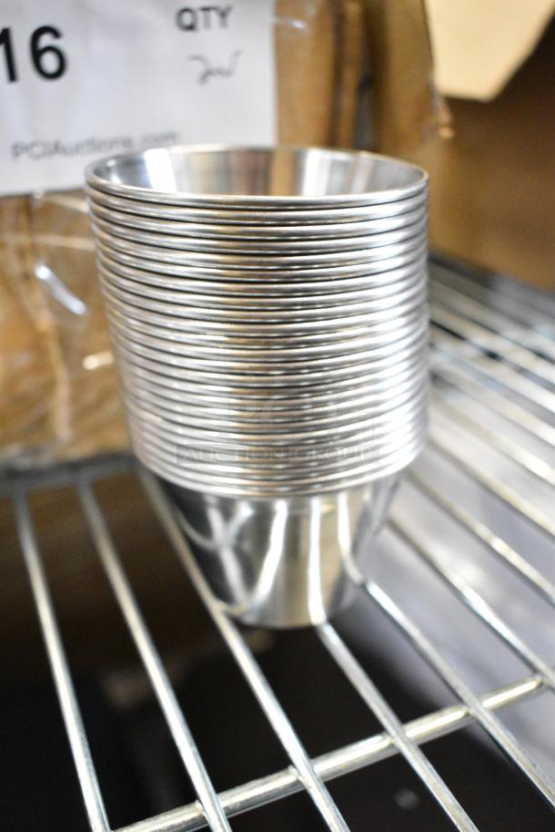 2 BRAND NEW SCRATCH AND DENT! Items Including Arcoroc T1811 Vesca 4 3/8" 18/10 Stainless Steel Extra Heavy Weight Demitasse Spoon by Arc Cardinal - 12/Case and 176SAUCE4SS Choice 4 oz. Smooth Stainless Steel Round Sauce Cup - 12/Pack. 2 Times Your Bid! - Image 3 of 5