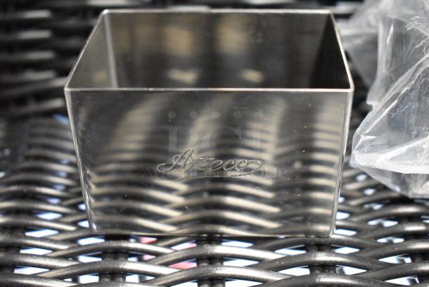 6 BRAND NEW SCRATCH AND DENT! Various Items Including 5 Ateco 4907 2 1/2" x 1 3/4" Stainless Steel Rectangle Mold and 1 GET WB-1510-BK Designer Polyweave Plastic Cascading Basket - Black 9 1/4" x 13". 6 Times Your Bid! - Image 4 of 7