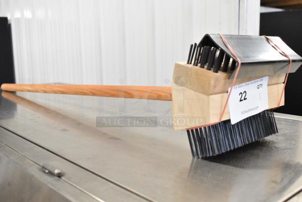 BRAND NEW SCRATCH AND DENT! Malish Wooden Coarse Cleaning Brush - Image 1 of 4