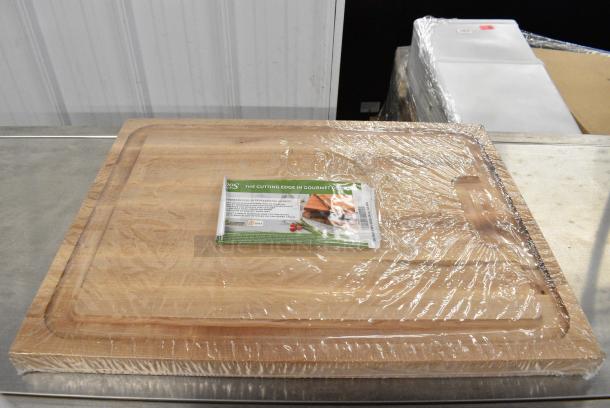 BRAND NEW SCRATCH AND DENT! John Boos Wooden 24x18 Cutting Board. - Image 1 of 5