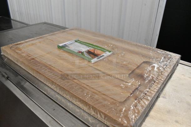 BRAND NEW SCRATCH AND DENT! John Boos Wooden 24x18 Cutting Board. - Image 3 of 5
