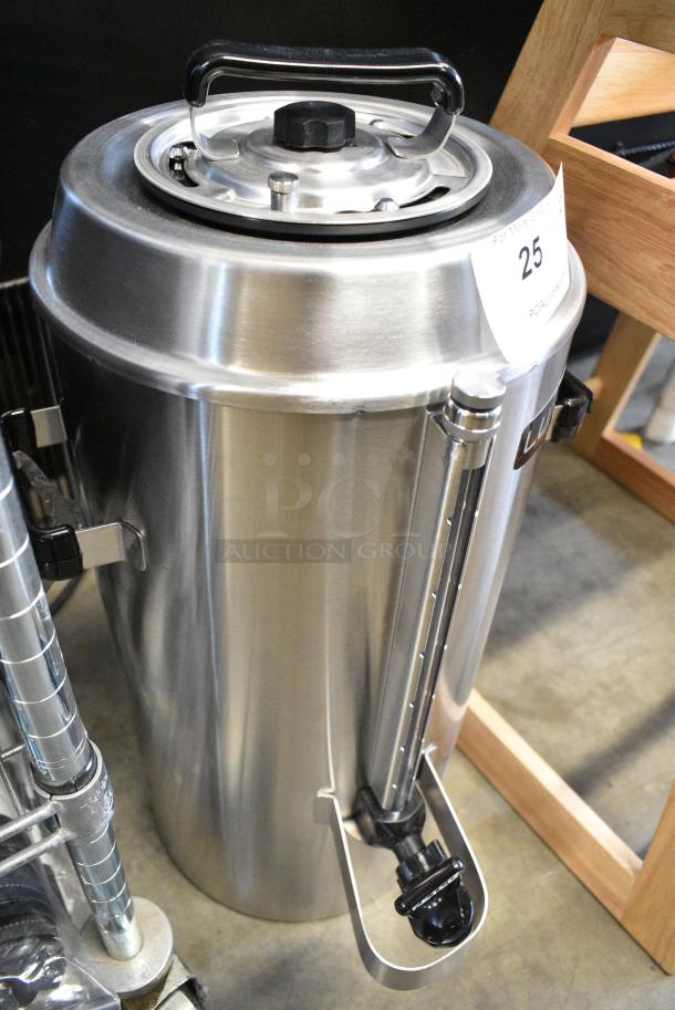 BRAND NEW SCRATCH AND DENT! Fetco TPD-30 Luxus Stainless Steel 3 Gallon Coffee Dispenser - Image 2 of 7