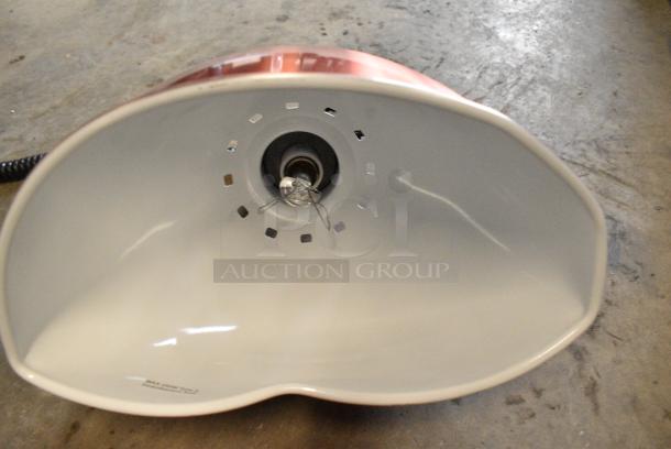 BRAND NEW SCRATCH AND DENT! Copper Colored Metal Warming Lamp. - Image 4 of 6