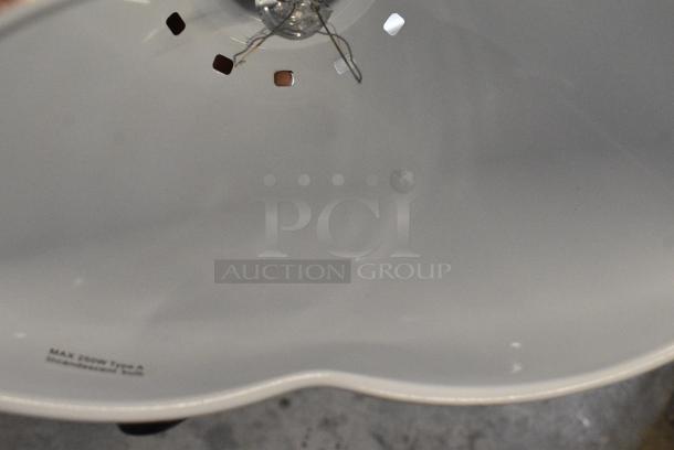 BRAND NEW SCRATCH AND DENT! Copper Colored Metal Warming Lamp. - Image 5 of 6