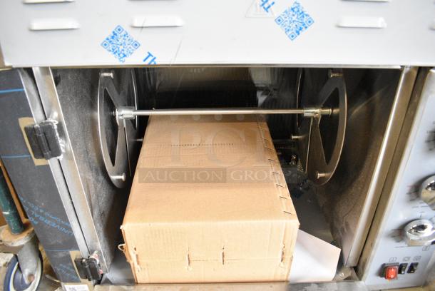 BRAND NEW SCRATCH AND DENT! Cooking Performance Group CROE48D Electric Countertop Rotisserie Oven with 4 Baskets for 8 Chickens. 240 Volts, 1 Phase. - Image 4 of 11