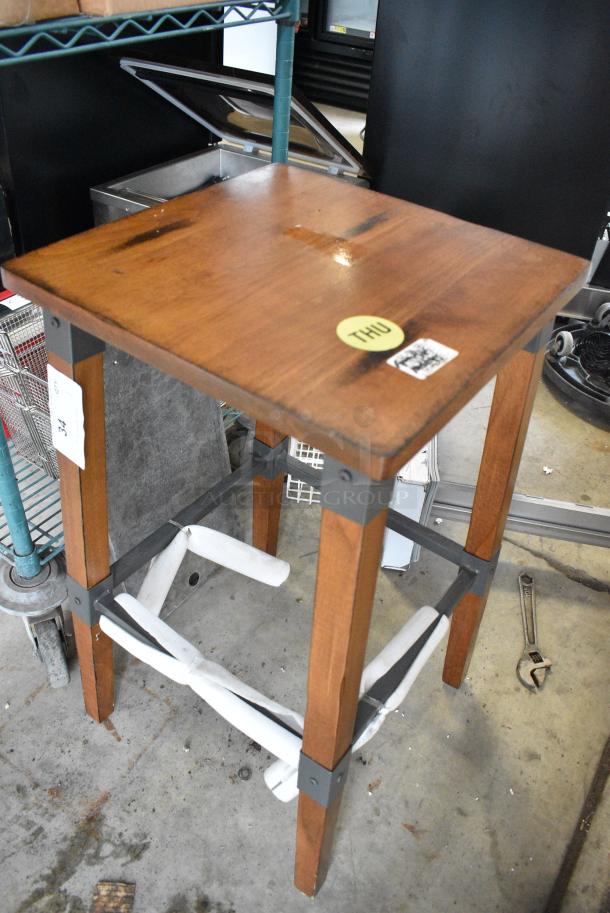 BRAND NEW SCRATCH AND DENT! Wooden Bar Stool - Image 3 of 3