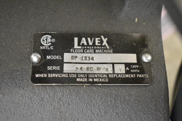 BRAND NEW SCRATCH AND DENT! Lavex DP 1334 Floor Cleaning Machine. 120 Volts, 1 Phase. Tested and Working! - Image 6 of 7