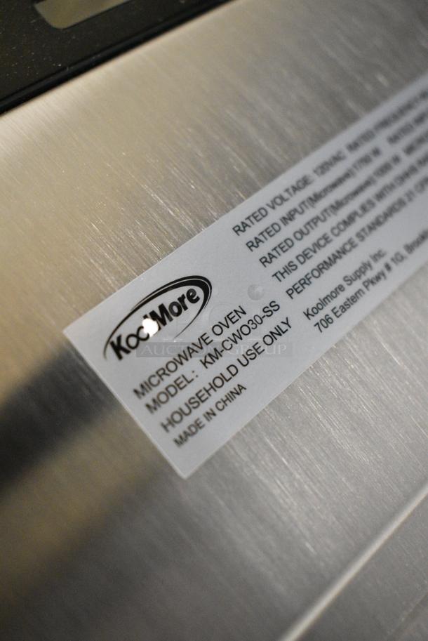 BRAND NEW SCRATCH AND DENT! KoolMore KM-CWO30-SS Stainless Steel 30 in. Built-in Microwave with Convection Oven and Air Fryer. - Image 10 of 11