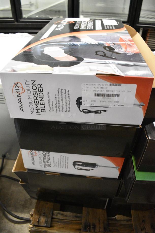 5 BRAND NEW SCRATCH AND DENT! AvaMix 928IBMD10 10" Medium-Duty Variable Speed Immersion Blender - 3/4 hp. 120 Volts, 1 Phase. 5 Times Your Bid! - Image 10 of 10