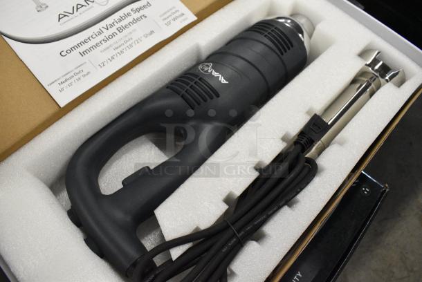 4 BRAND NEW SCRATCH AND DENT! AvaMix 928IBMD10 10" Medium-Duty Variable Speed Immersion Blender - 3/4 hp. 120 Volts, 1 Phase. 4 Times Your Bid! - Image 2 of 8