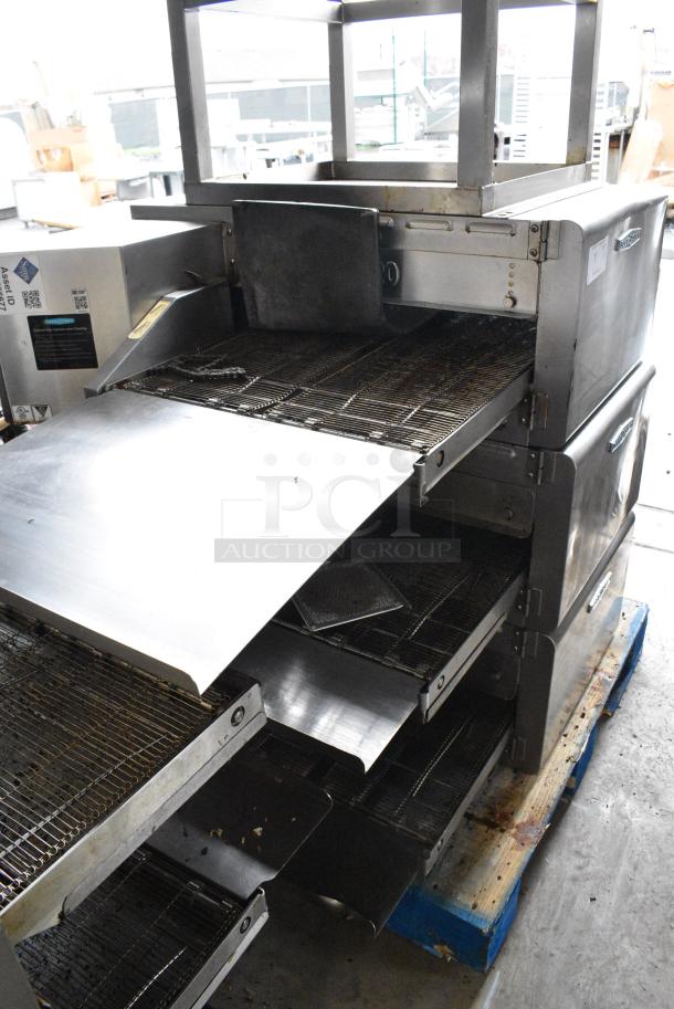 3 2017 Turbochef HhC2020 Stainless Steel Commercial Electric Powered Rapid Cook Conveyor Oven w/ Stand on Commercial Casters. 208/240 Volts, 3 Phase. 3 Times Your Bid! - Image 15 of 18