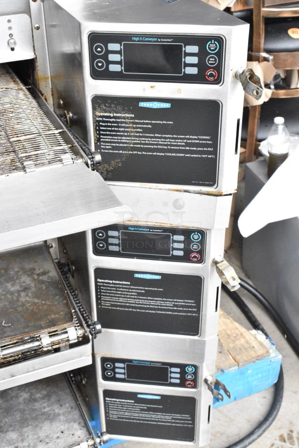 3 2017 Turbochef HhC2020 Stainless Steel Commercial Electric Powered Rapid Cook Conveyor Oven w/ Stand on Commercial Casters. 208/240 Volts, 3 Phase. 3 Times Your Bid! - Image 18 of 18